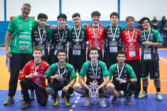 Equipes de handebol apoiadas de Maringá são vice-campeãs dos Jogos da Juventude do Paraná