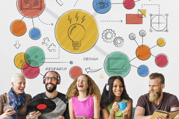 Social Media Entertainment Lifestyle Graphic Concept